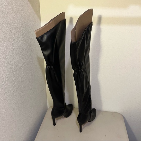 New with box Franco Sarto Callie2 Over The Knee Boot Women's faux leather black - Picture 3 of 11